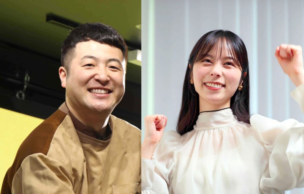 元和牛。水田信二さんと山本萩子さん